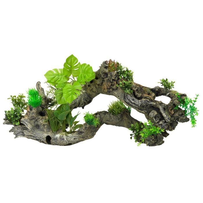 Aqua D´ella Aquarium-Dekoration Bonsai Ohne Blätter – 37x12x18 Cm, Naturgetreu & Fischfreundlich