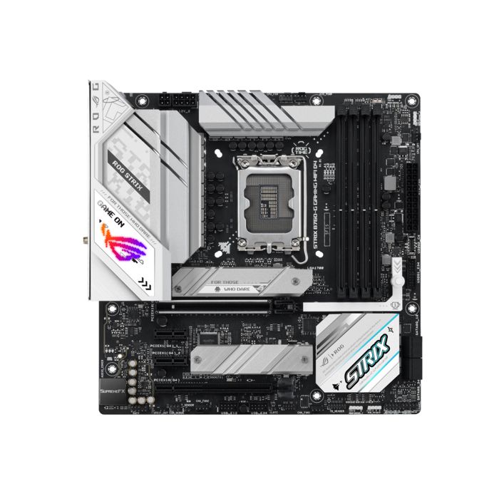 Carte mère - ASUS - Rog Strix B760-G - Micro ATX - Socket LGA1700 - Wi-Fi 6E Carte mère - ASUS - Rog Strix B760-G - Micro ATX - Socket LGA1700 - Wi-Fi 6E