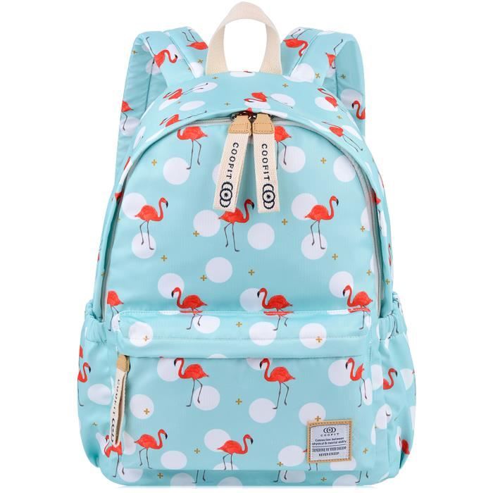 Sac à Dos Unisexe étanche, Zippé, Pour Voyage Quotidien Ou école, 100% Polyester