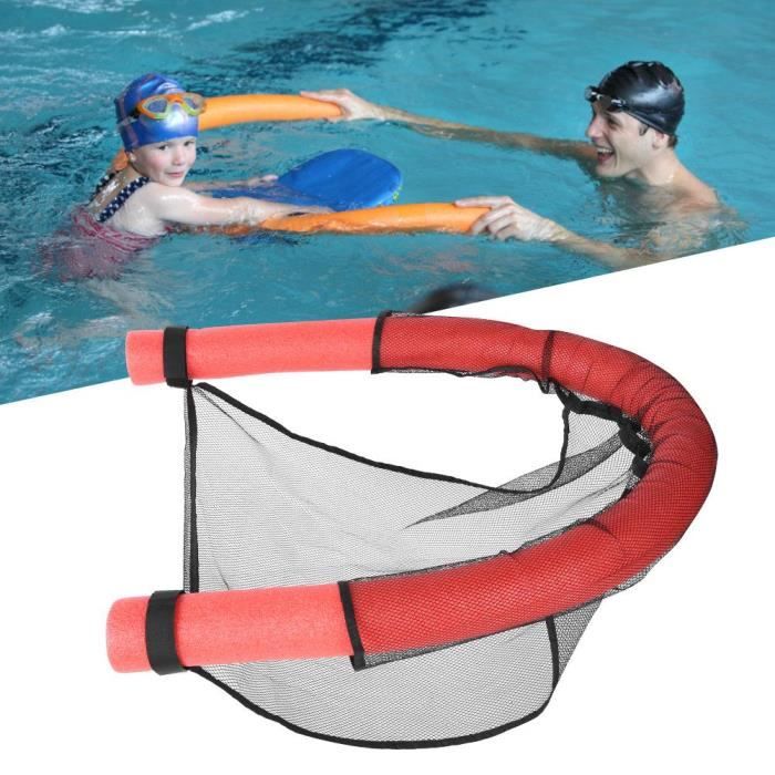 flottant piscine nouilles maille chaise filet pour siege de natation approvisionnement en sports nautiques enfants adultes rouge cdiscount jeux jouets