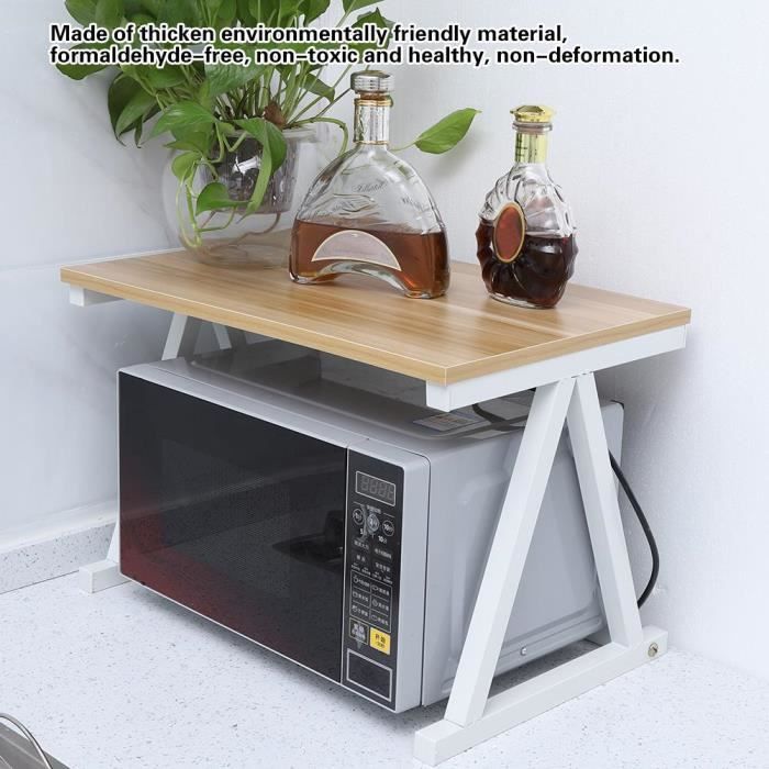 Fihero Etagere Support De Four A Micro Ondes 57 38 38cm De