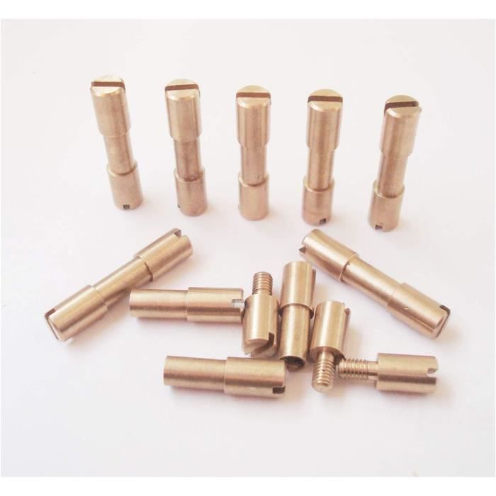 Fixations De Couteaux En Laiton Edc Rivets, Visseuses Corby, Bouton De Manche De Couteau
