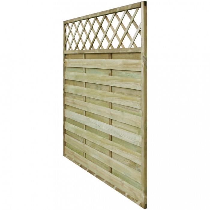Panneau Treillis Bois Ajouré 180x180 Clotures Panneau De Cloture Carre En Bois Avec Treillis 180 X 180 Cm Achat Vente Cloture Barriere Clotures Panneau De Cloture Cdiscount