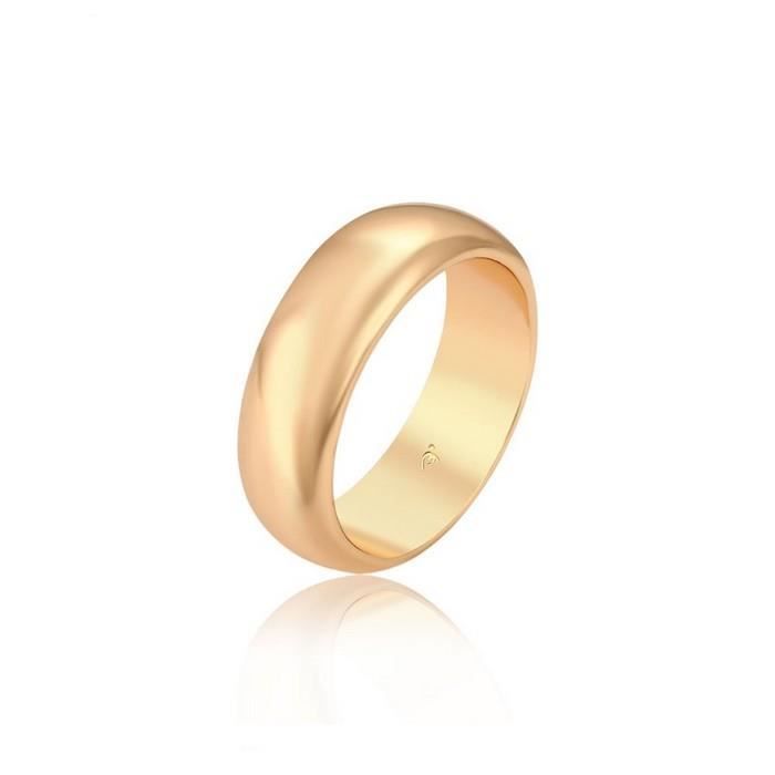 Taille 52 Bague Anneau Alliance Lisse Or Jaune GF 750