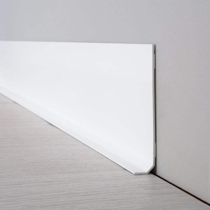 99deco Plinthe Pvc Lot De 25 Blanche Blanc Achat Vente