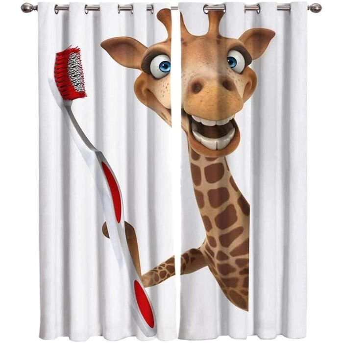 Rideaux Occultants Roi Lion - Rideaux Chambre Enfant 150x166cm Style Moderne