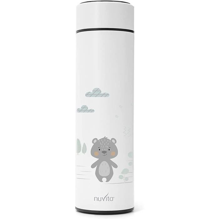 Biberon évolutif Thermos en inox d'apprentissage Mousse Pura - Dröm