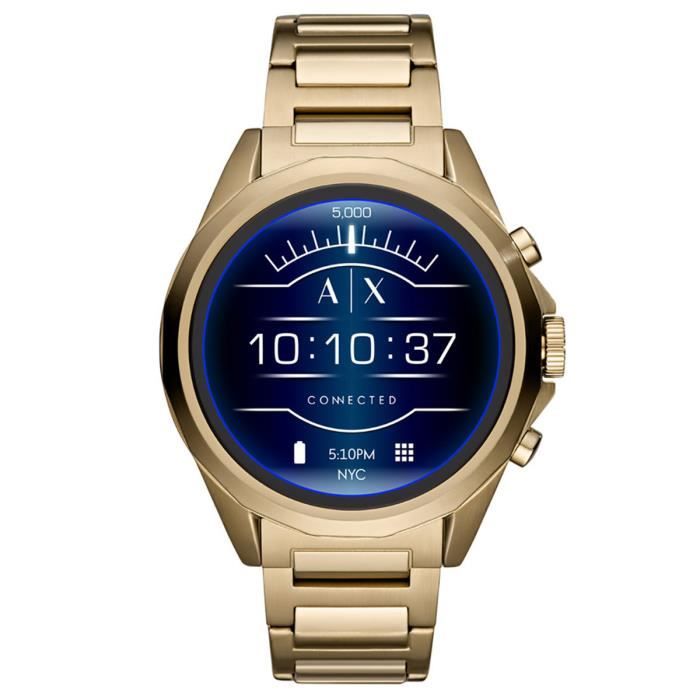 Montre best sale armani connectée