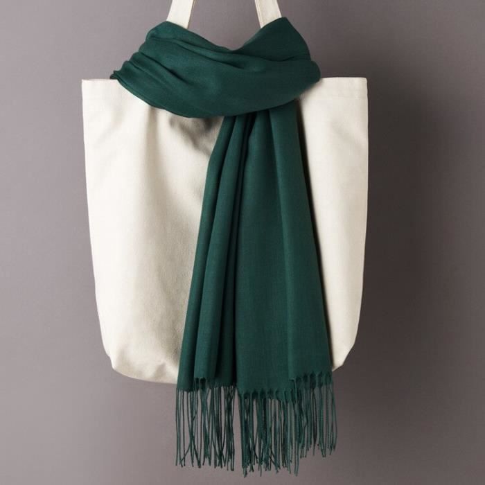 Fine pashmina pois châle écharpe douce Grand Long Pompons Cadeau Noël Fine pashmina pois châle écharpe douce Grand Long Pompons Cadeau Noël