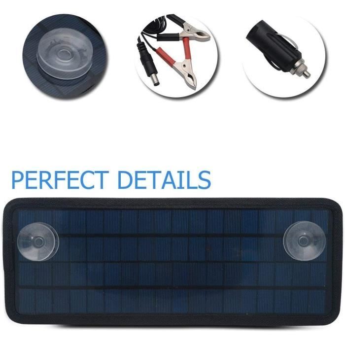 Panneau solaire maintien la charge pour voiture