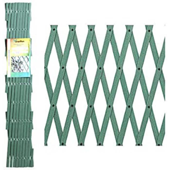 8091555 Treillis En Pvc, 4 X 1 Mètre, Couleur Verte Cdiscount Jardin