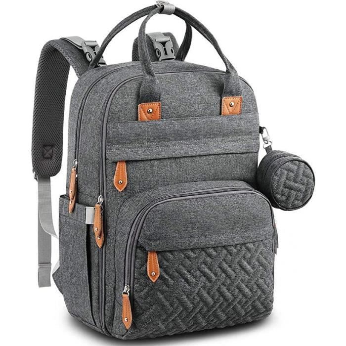 Sac dos pour sac langer sac pour b b tout en un unisexe