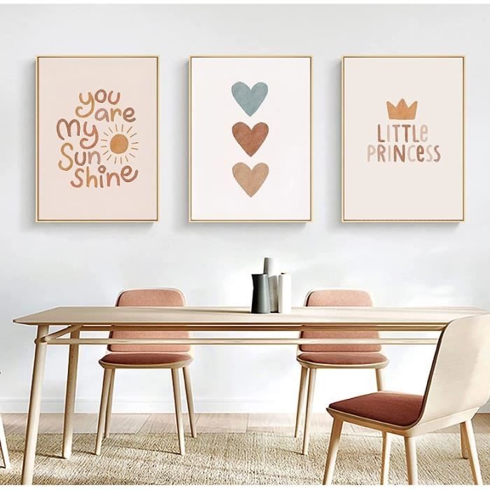 Lot De 3 Posters De Noël Sur Toile Sans Cadre – Décorations Festives Pour Salon Et Chambre – Dimensions 40 X 50 Cm