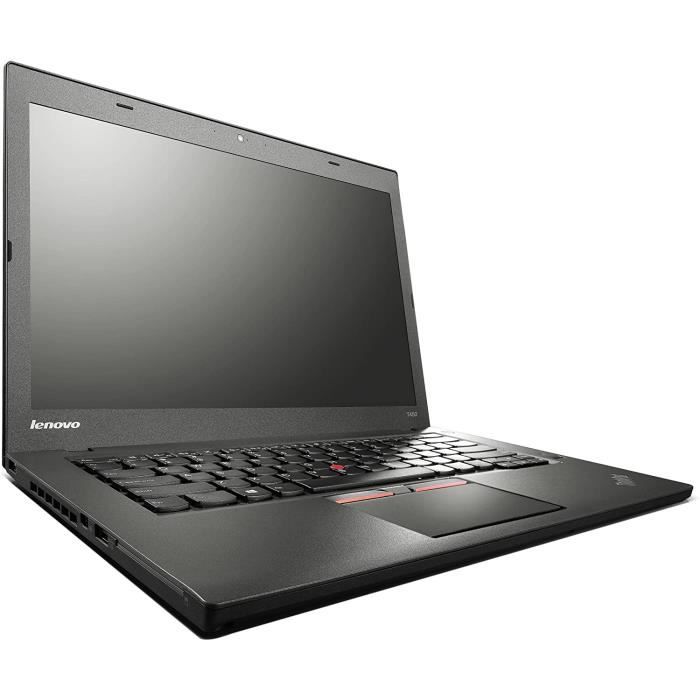 ORDINATEUR PORTABLE Lenovo ThinkPad T450 14 pouces 1600× 900 HD+ Intel Core i5 256 Go SSD 8 Go Windows 10 Pro Webcam Ordina276