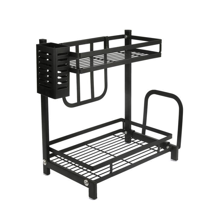 Étagère à Épices cuisine - MARQUE - Modèle - Étagère murale - Sans perçage - Acier inoxydable