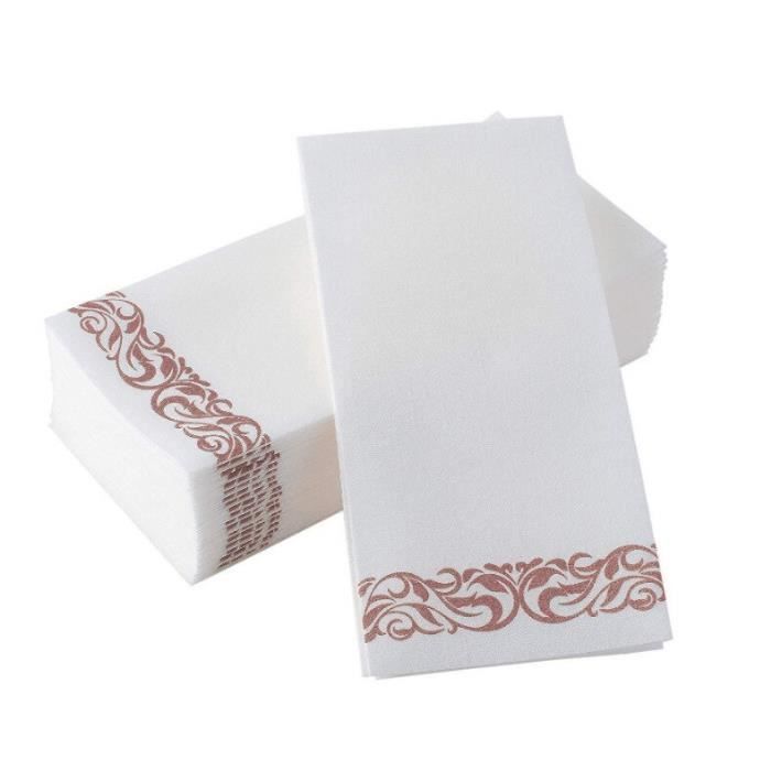 Serviette de Table,1510 pièces Serviettes de soie jetables hôtel