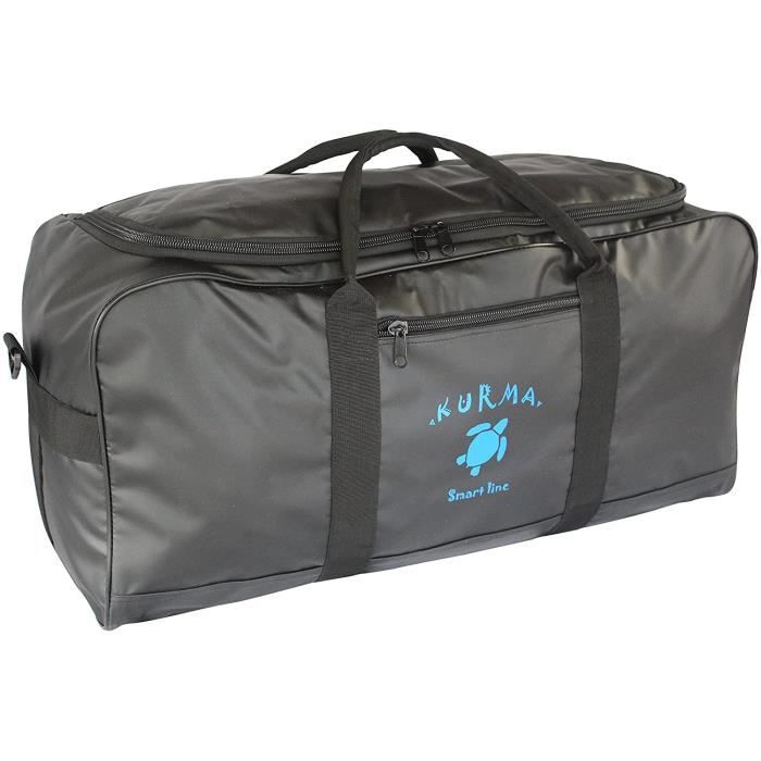 Akumal - Sac de Voyage XXL Noir 80 litres - Grand Sac de Sport Noir -  Imperméable - Ultra Résistant et Durable - Multiples Usa[14]