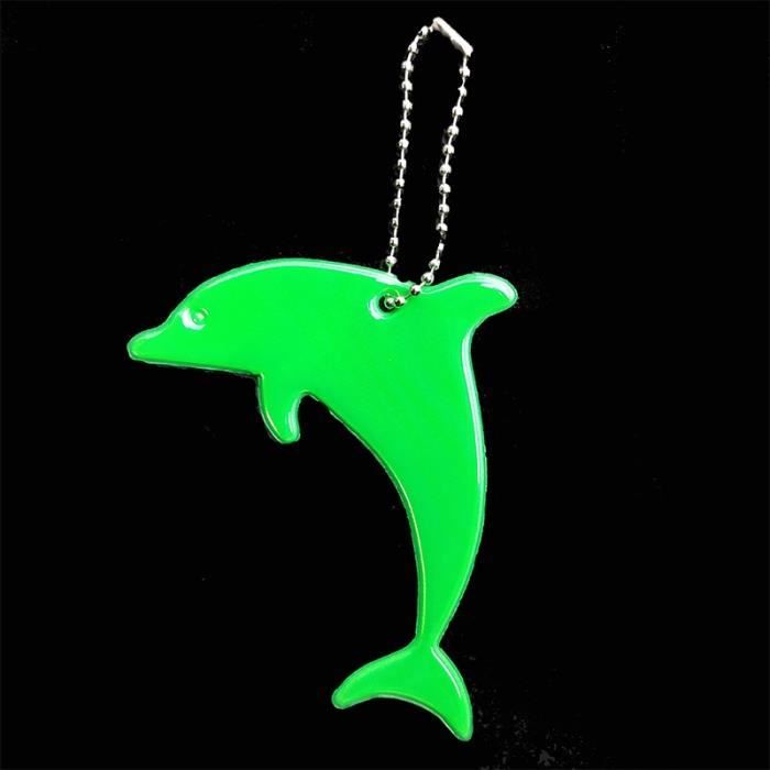 Lot De 20 Pendentifs Réfléchissants Gilet De Sécurité - PVC, Avec Chaîne, Pour Sac à Dos, Vélo, Course, Visibilité Nocturne - 3