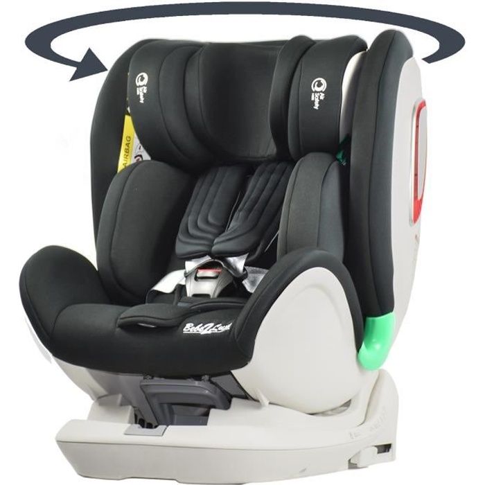 Precious Siège Auto Bébé Isofix évolutif - Rotatif à 360° - dès la  naissance jusqu'à 12 ans (0-36kg) - Zèbre - Prix pas cher