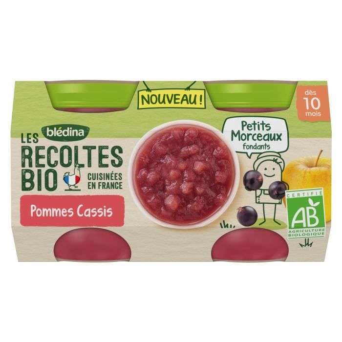 Bledina Les Recoltes Bio Petits Pots Pour Bebe Bio Des 10 Mois Pommes Cassis Petits Morceaux 2x130g Achat Vente Compote Dessert Fruite Bledina Les Recoltes Bio Petits Pots Pour Bebe Bledina Les Recoltes Bio Petits Pots Pour Bebe Bio Des 10 Mois Pommes Cassis Petits Morceaux 2x130g Achat Vente Compote Dessert Fruite Bledina Les Recoltes Bio Petits Pots Pour Bebe