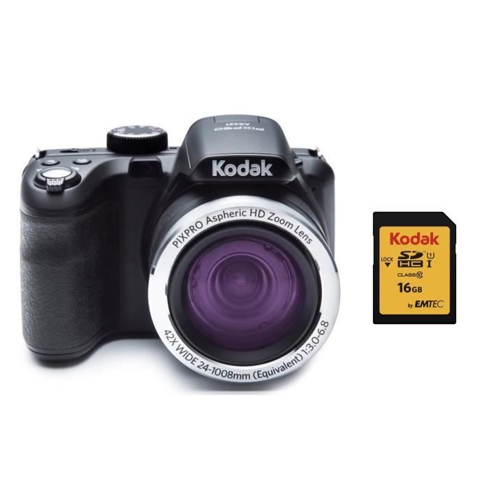 Appareil Photo KODAK Pixpro AZ421 (noir) – Pour Pièces Détachées Ou Réparation