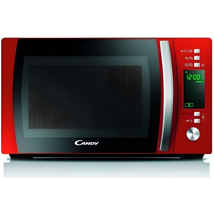 CANDY CMXG20DR - Micro-ondes Gril - 20L - 1000W - Rouge - Pose libre -  Cdiscount Electroménager
