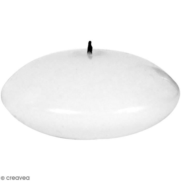 Lot De 12 Bougies Flottantes Grandes Diamètre 7cm - Bleu Nuit, Idéales Pour Ambiances Romantiques Et Restaurants