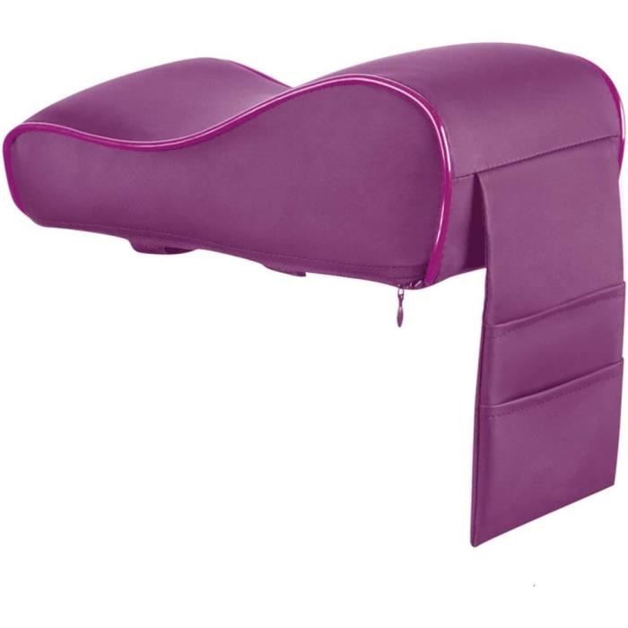 Asudaro Coussin D'accoudoir De Voiture, Coussin D'accoudoir Universel De Console Centrale De Voiture Automatique Support D'accoudoir Coussin En Cuir PU Accoudoir De Voiture Siège Housse De Protection