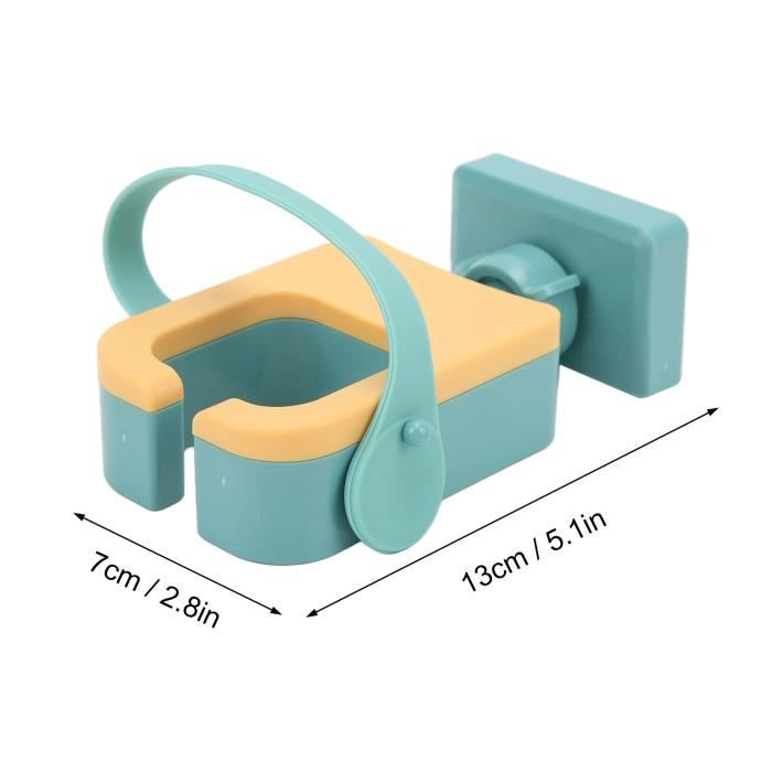 Support Mural Pour Sèche-cheveux Mains Libres, Réglable Pour Salle De Bain Compatible Avec La Plupart Des Murs 90054644