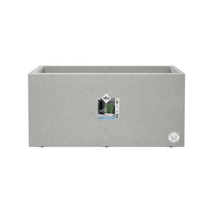 Elho Vivo Next Long 80 Bac à fleurs - Gris - L 78 x B 39 x H 38 cm - intérieur extérieur - 100% recy