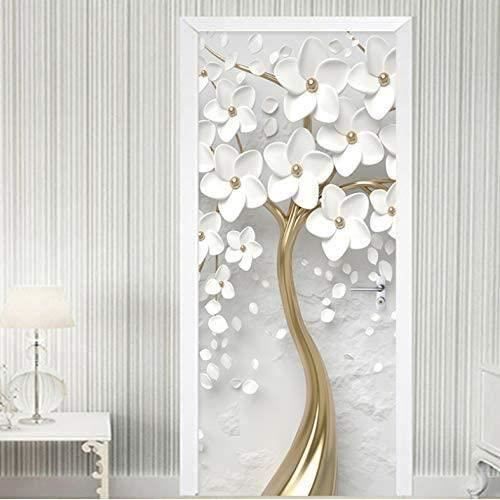 Autocollant Mural 3D Vue Sur La Mer - PVC Auto-adhésif étanche, Déco Pour Porte, Salon, Salle De Bain - Facile à Poser Et à Retirer