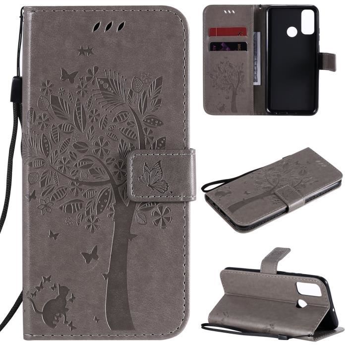 Housse Huawei P Smart Z Arbre et Hiboux à Lanière - Ma Coque