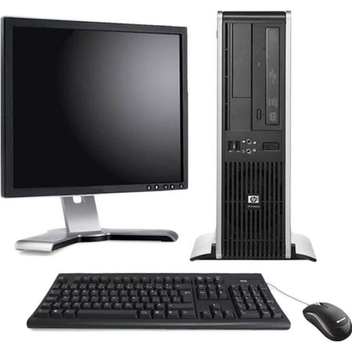PC de bureau - Hewlett Packard DC7900 Format SFF 2.6Ghz - 4 Go - 160 Go + Ecran 19 pouces