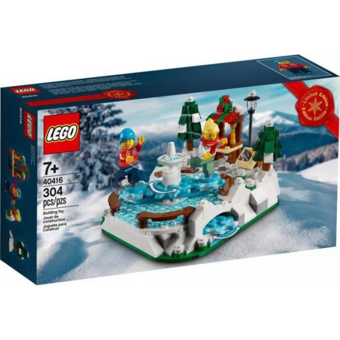 Set de construction - LEGO - La Patinoire - 403 pièces - 2 figurines - 6 ans et plus