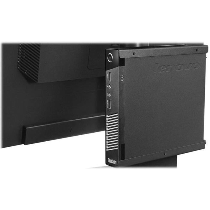 Lenovo ThinkCentre M73 10AX Mini ordinateur 1 x Core i5 4570T – 2.9 GHz RAM 6 Go HDD 500 Go HD Graphics 4600 GigE Win 7 Pro 64…