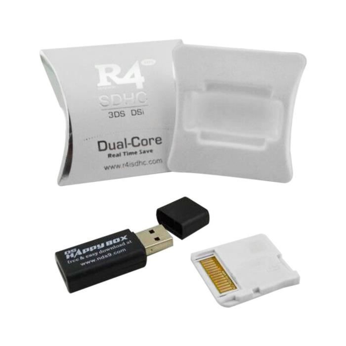 Adaptateur Carte R4 SDHC pour DS 2Ds 3DS Ndsi Nds Blanc