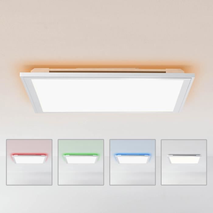21W RGB Plafonnier LED Changeur de Couleur Verre Télécommande Dimmable Chambre à 21W RGB Plafonnier LED Changeur de Couleur Verre Télécommande Dimmable Chambre à
