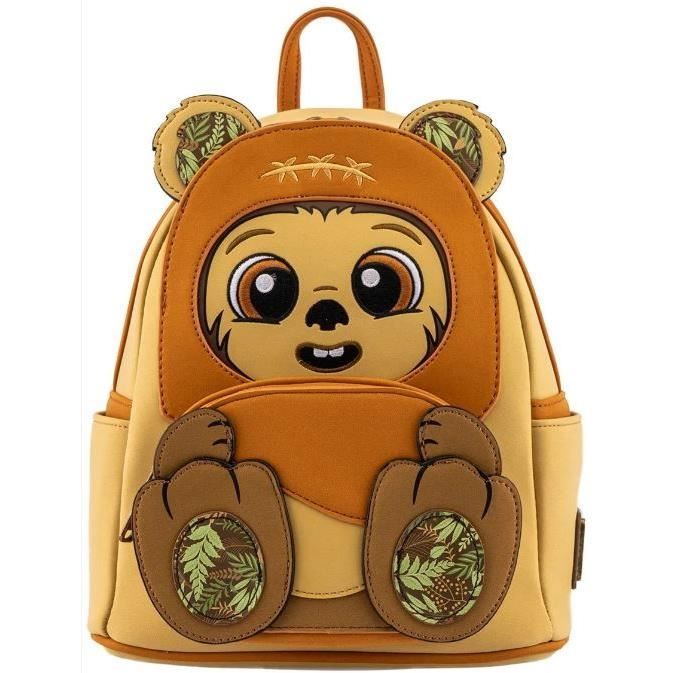 Sac Dos LOUNGEFLY Wicket Footsie Star Wars Cuir PU 27x23x11 sac-dos-loungefly-wicket-footsie-star-wars-cuir-pu-27x23x11