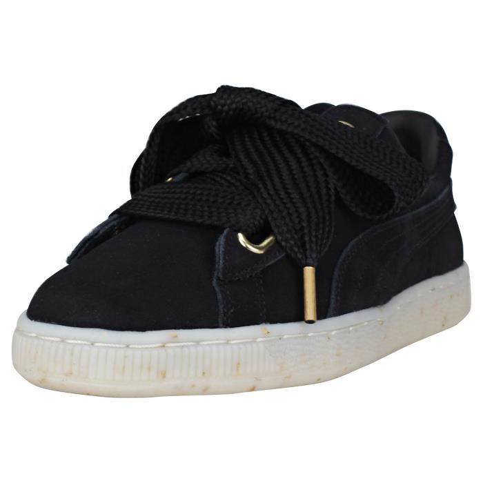 puma suede toute noir femme