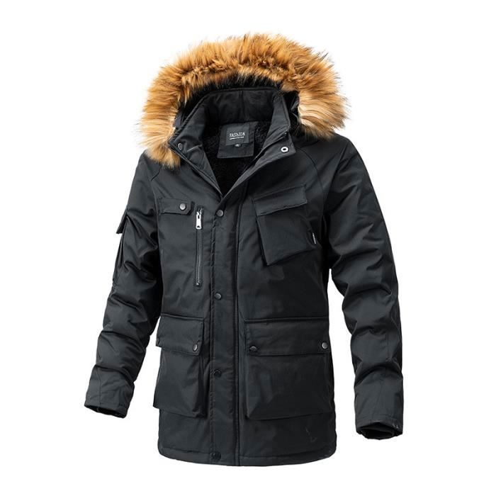 Polaire fourrure hot sale homme