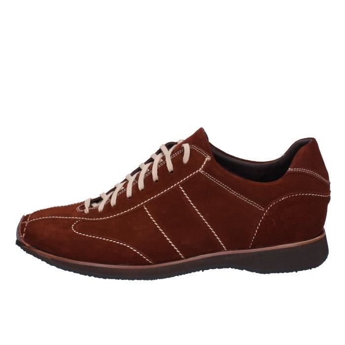 basket daim marron homme