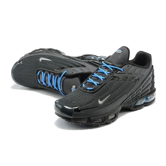 nike tuned 3 black blue