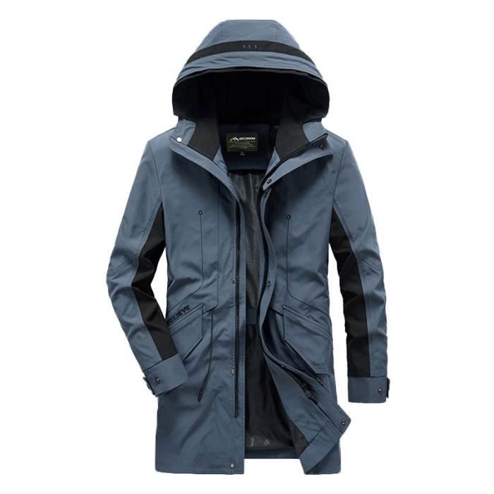 Veste longue a outlet capuche homme