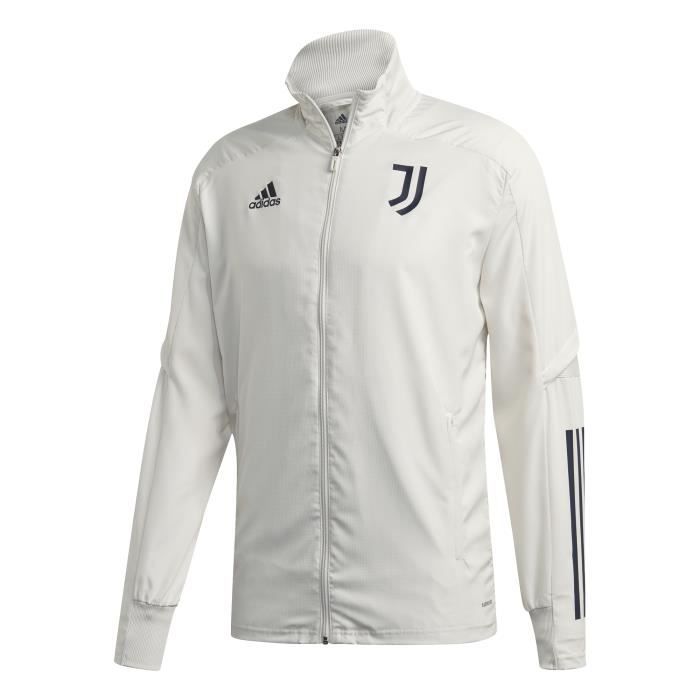 Veste pr match Juventus MARQUE 2020 21 Homme Gris clair