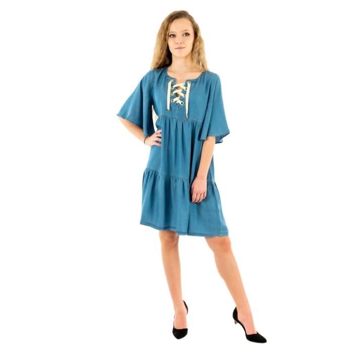 Robe kaporal tilan blue XS Bleu Cdiscount Pret a Porter