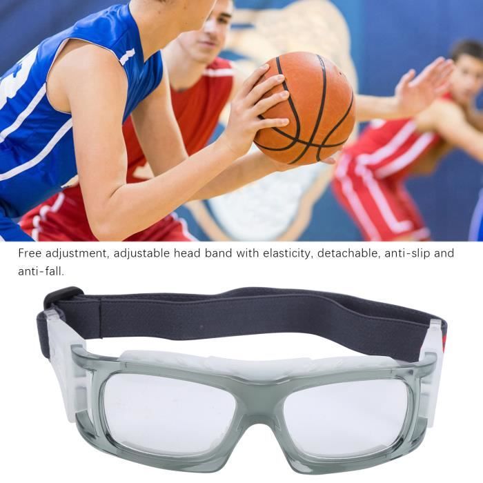 Lunettes de sport de football de basket ball Lunettes antideflagrantes de tennis de badminton gris Cdiscount Sport