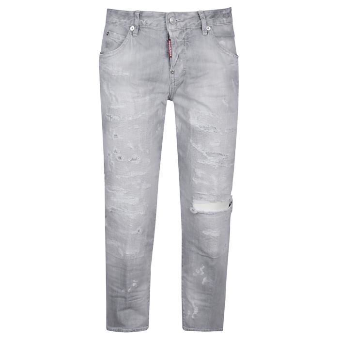 DSQUARED2 FEMME S75LB0588S30260852 GRIS COTON JEANS Gris