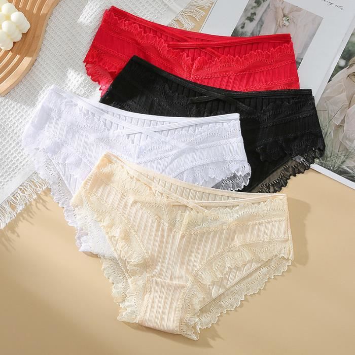 Culottes Sous v tement femme pur coton coton entrejambe taille