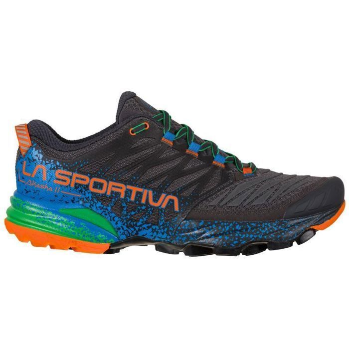 Chaussures de trail - LA SPORTIVA - Akasha II - Noir - Ultra rembourrées - Running - Homme