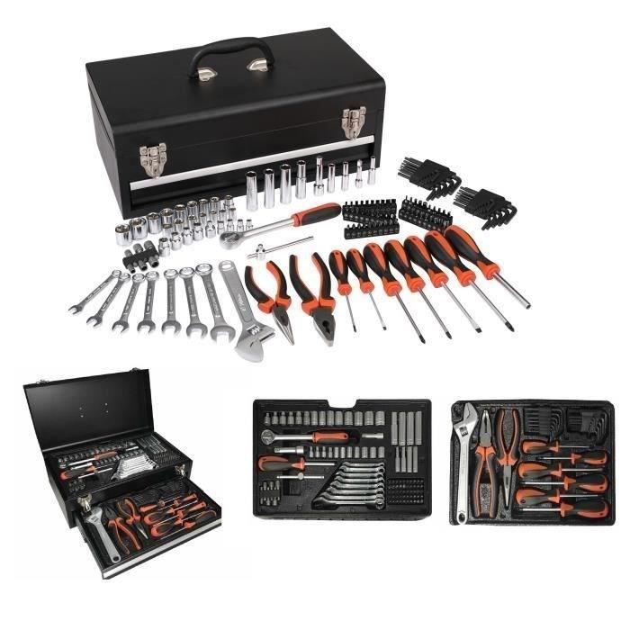 Trousse à outils 122 Pcs Boîte à Outils Outil Set Boîte à outils Boîte à outils Box